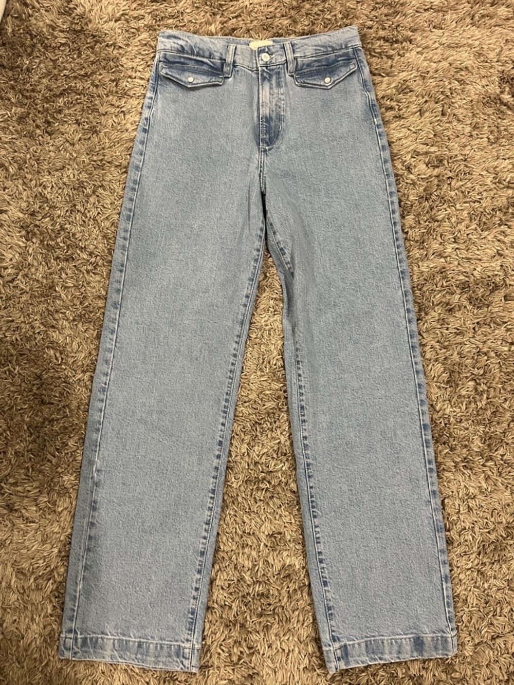 Favorite Daughter Westwood Collection Classic Light Blue Straight-Leg Jeans
